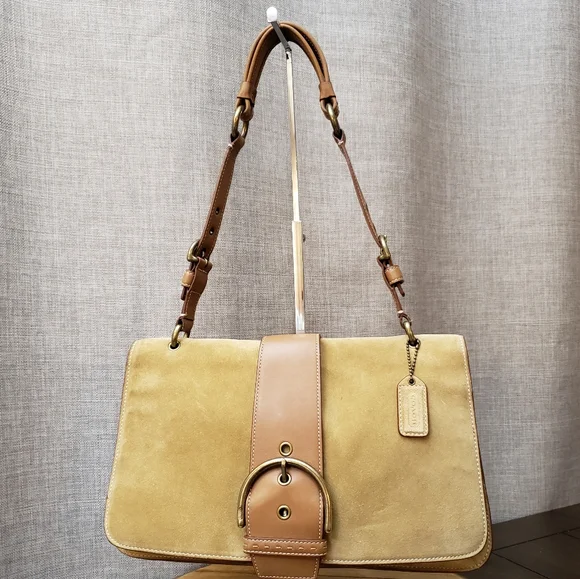 Coach | Bags | Coach Soho Suede And Leather Shoulder Bag